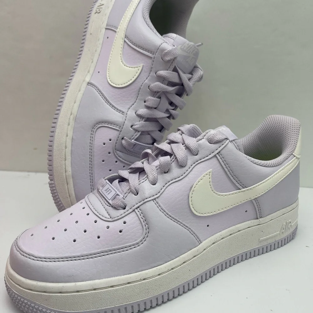 Nike Light Purple with White Accents WMNS AIR FORCE 1 07 NN Platform Sneakers